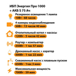 ИБП Энергия Про 1000 + Аккумулятор S 75 Ач - 12В (700Вт - 59мин) - ИБП и АКБ - ИБП для котлов - Магазин электрооборудования Проф-Электрик
