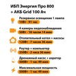 ИБП для котла Энергия Про 800 + Аккумулятор Grid 100 Ah 12 v (500Вт - 109мин) - ИБП и АКБ - ИБП для котлов - Магазин электрооборудования Проф-Электрик